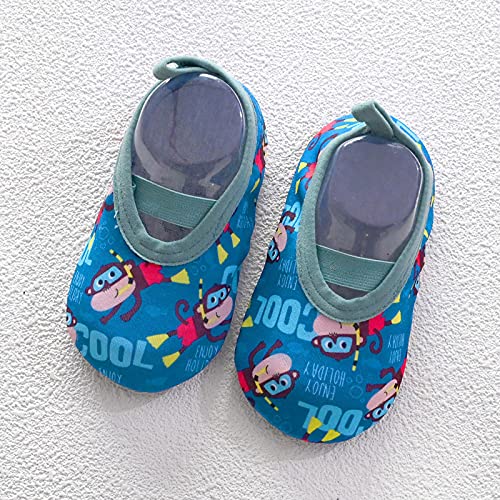 Kids Water Shoes for Girls Boys Tight-Fitting Leisure Rubber Sole Barefoot Shoes Cartoon Duck Bear Pattern Shoes3