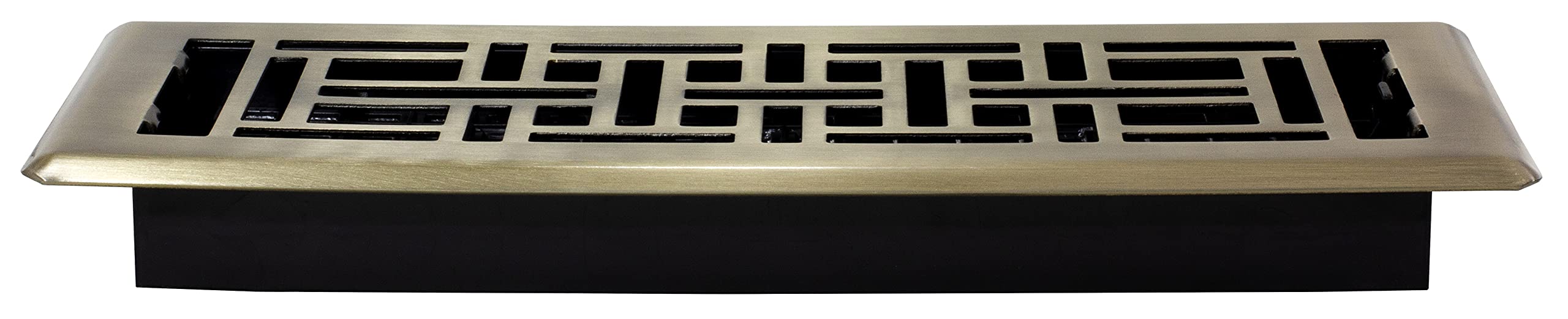 Decor Grates AJH412-A Oriental Floor Register, 4x12 Inches, Antique Brass Finish - Image 4