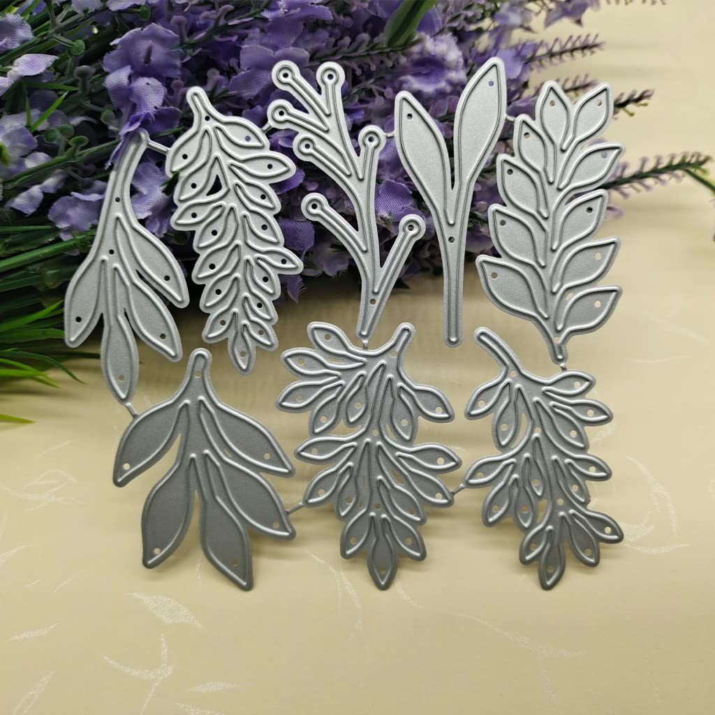 Fustelle Metalliche Per Scrapbooking – Forma Foglie D'Albero Per Biglietti E Album Fai Da Te