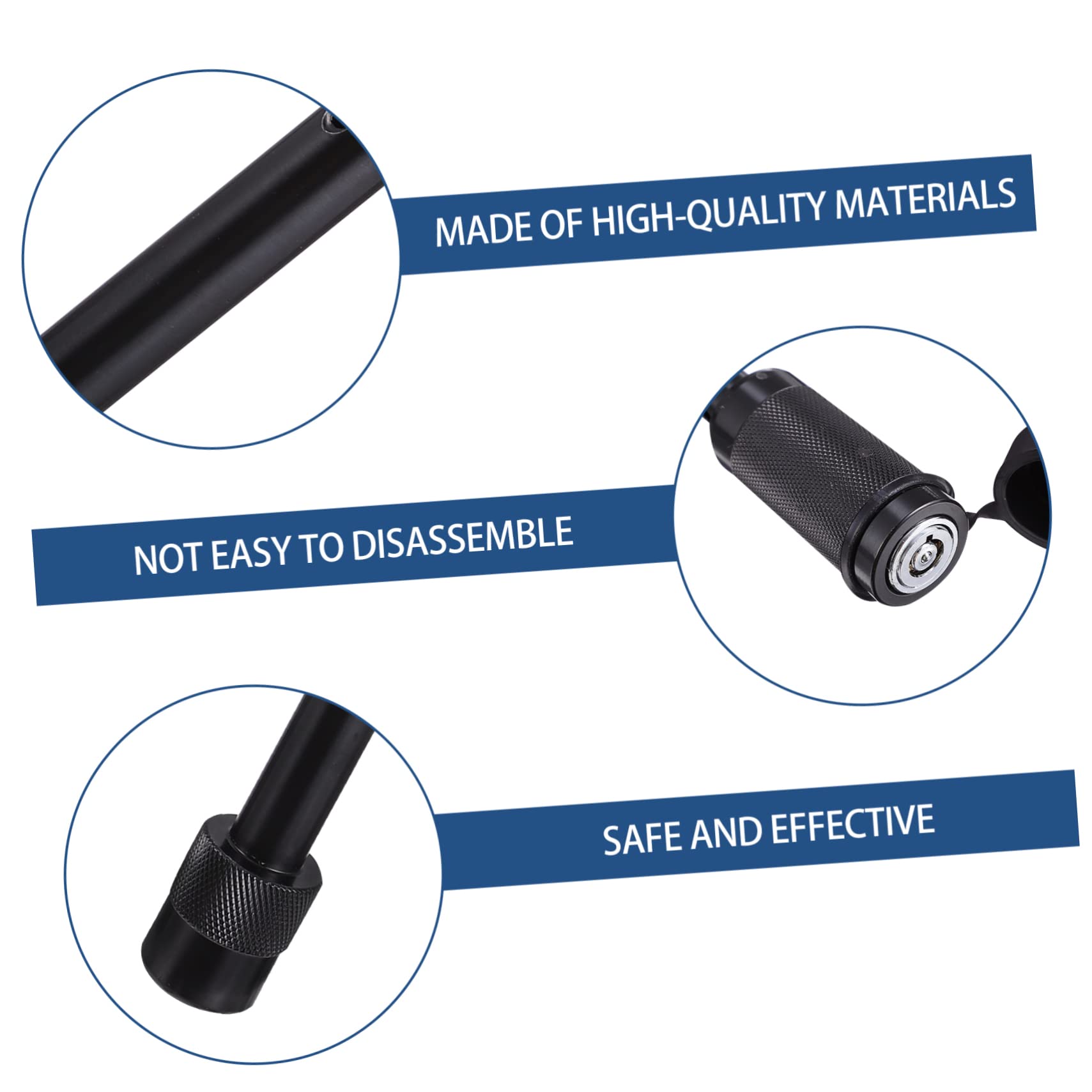 UKCOCO 1pieza Cerradura Para Remolque De Inoxidable Antirrobo y Resistente Al Agua Compatible Receivers De Remolques y Caravanas