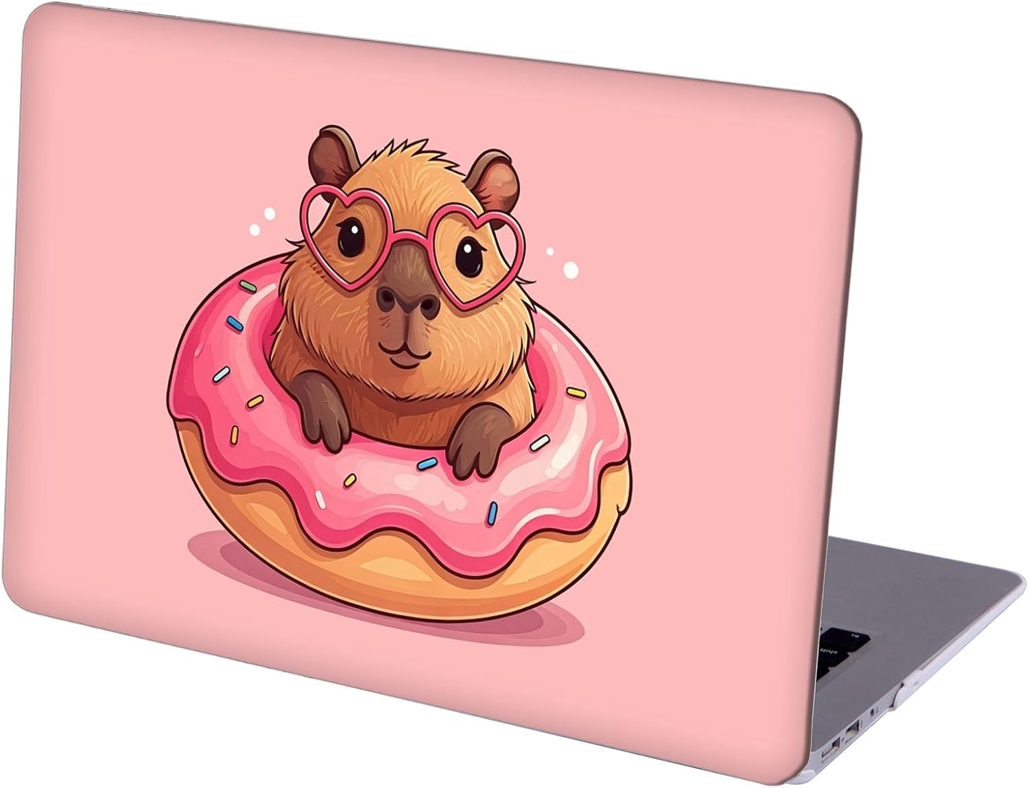 Compatible with MacBook Neo 13-inch, Hard Shell Case with Keyboard Cover and Screen Protector (A3404 A18 Pro chip, 2026 Release) - Capybara MC22210