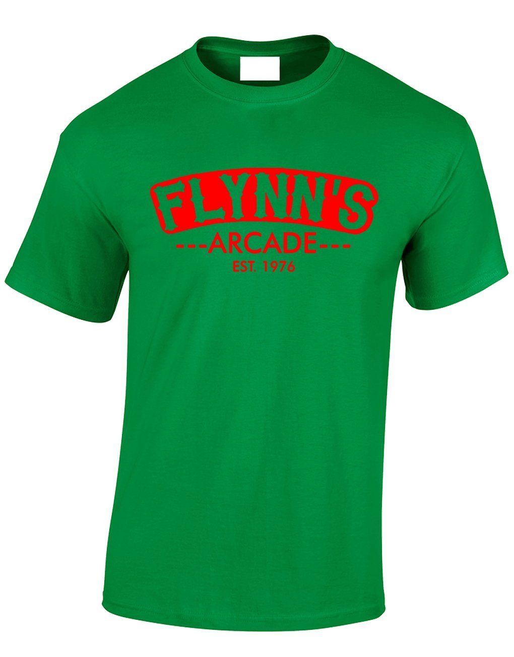 Crown Designs Flynns Arcade Sci Fi Movie Film Inspired for Men & Teenagers T-Shirts Tops - Green/XX-Large