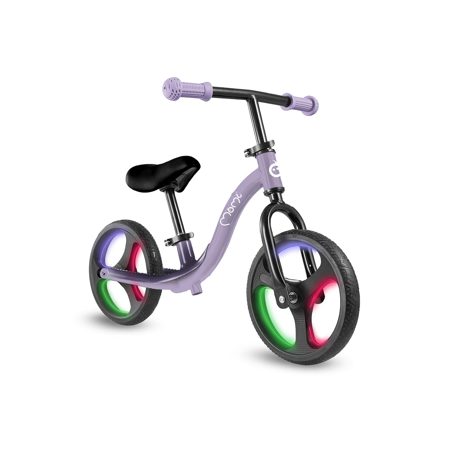 Bicicleta sin pedales infantil Momi ISOKA de estructura ligera de metal y sillín regulable 7