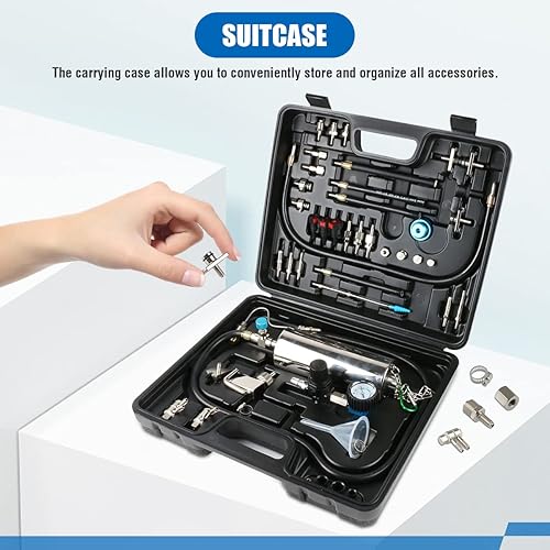 Miniatura 5 de Sistema auxiliar de limpieza de inyectores de combustible Autool C-100 CFS 600ML 140PSI