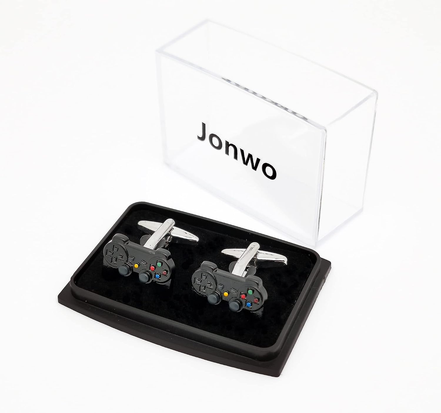 Video Game Controller Cufflinks for Men Classic Cute and Funny | Tuxedo Shirt Mens Women Cuff Links for Business Wedding Daily Office Party Formal or Casual Dress, Come with Gift Box
