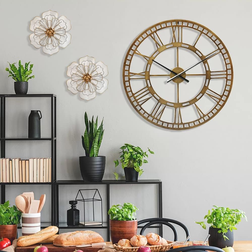 Metal Flower Wall Art Decor