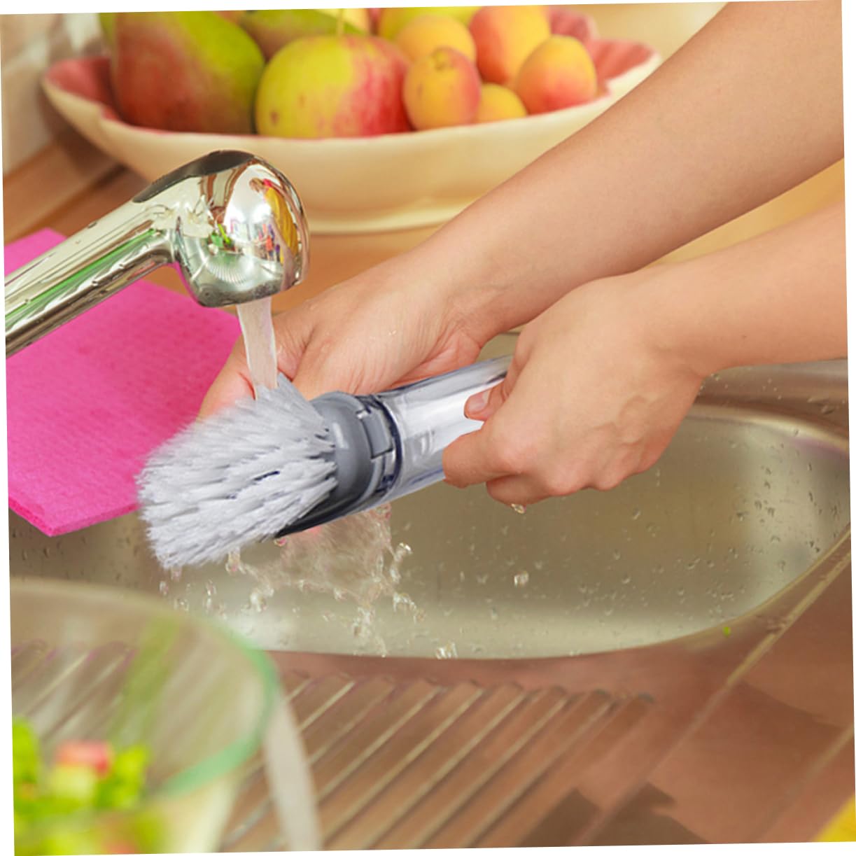 FRCOLOR 20piezas Cabezas De Cepillo De Limpieza para Cocina Recambios De Cepillo para Fregar Utensilios para Platos y Sartenes