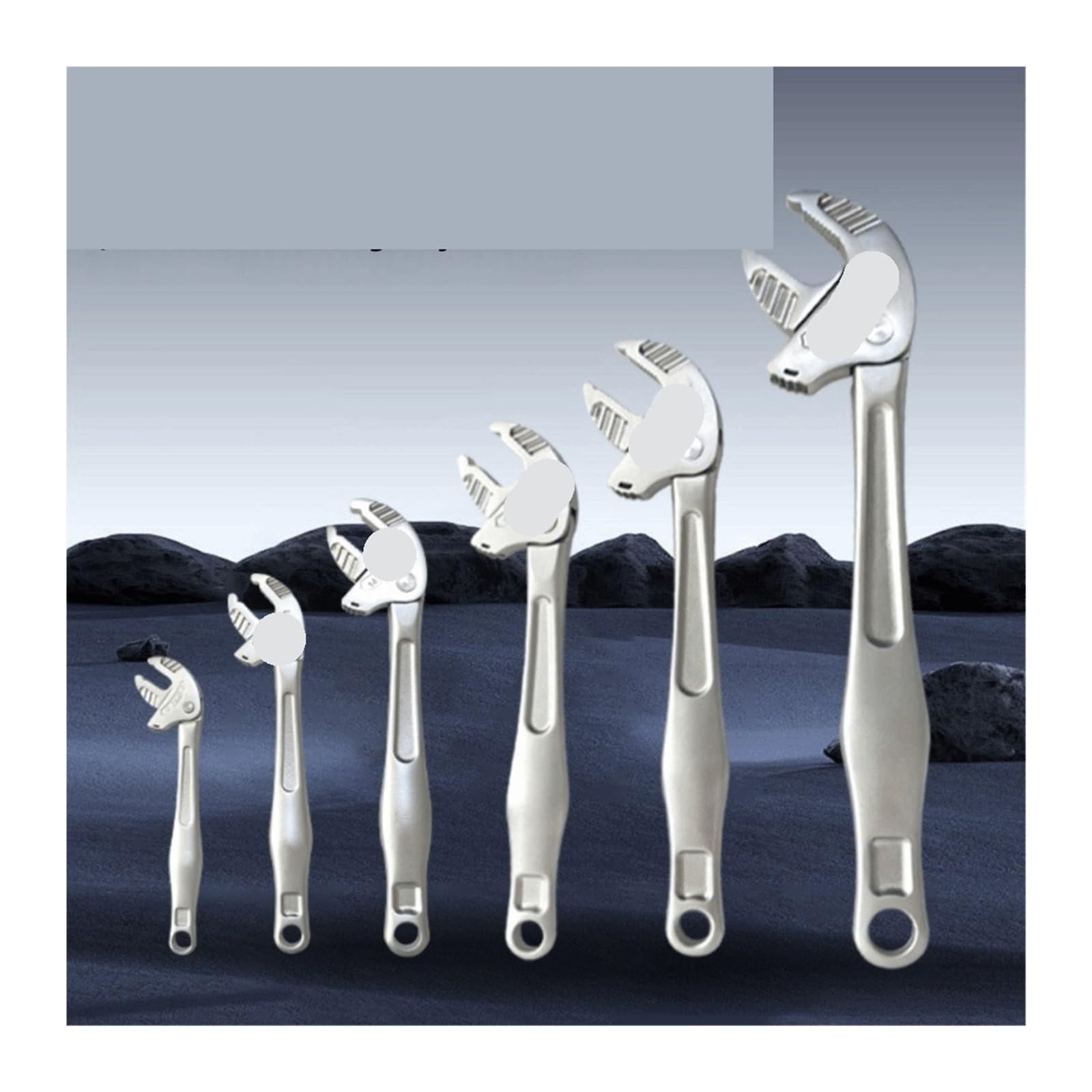 Pinza a Pappagallo Chiave a cricchetto regolabile for impieghi gravosi in acciaio al cromo-molibdeno a autobloccante(7-10mm)