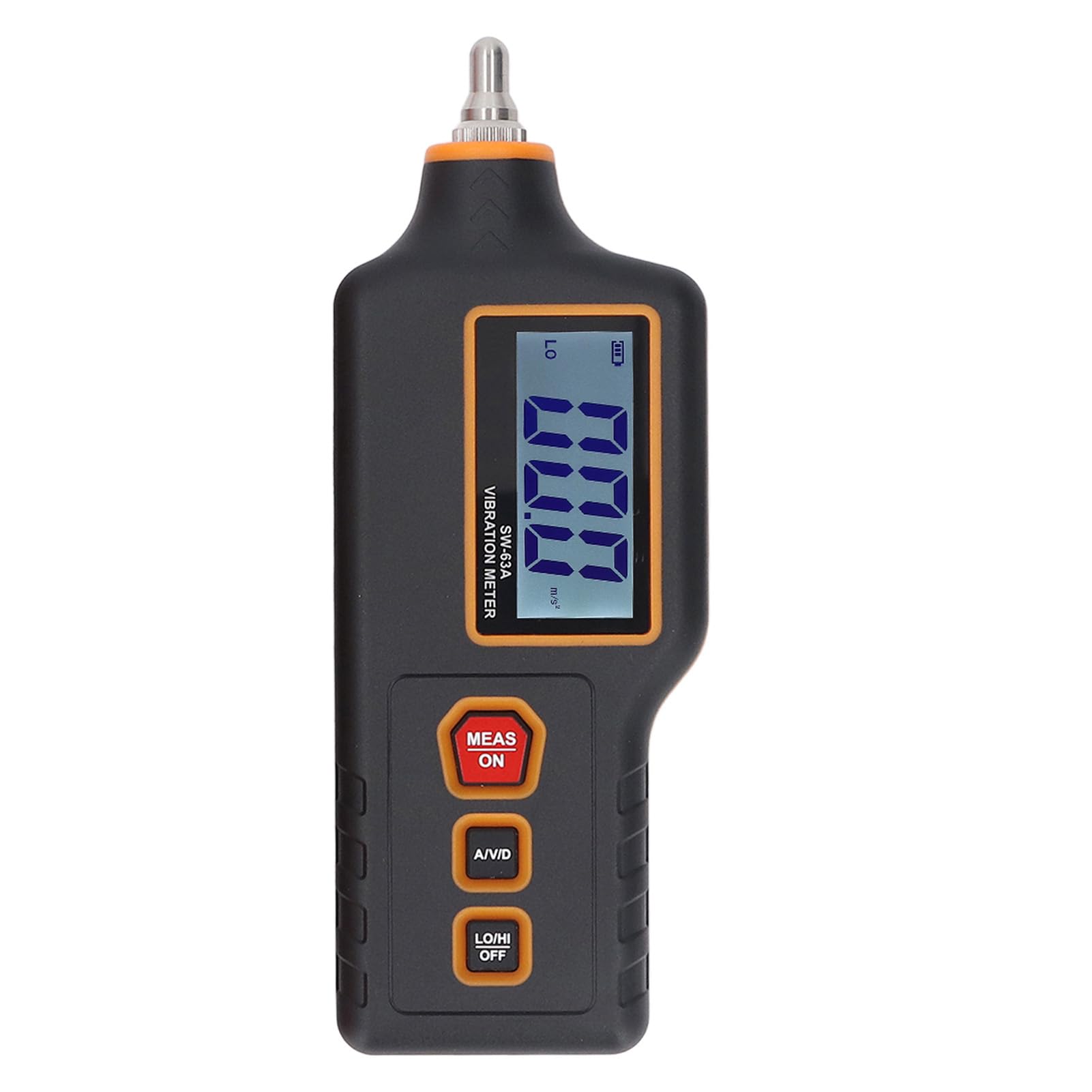 Digitales Vibrationsmessgerät, Handvibrometer mit Sonde Zur Beschleunigungs-Weg-Messung, Industrieausrüstung, Vibrationsanalysator für Maschinenwartung und
