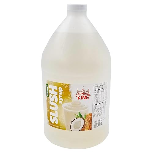 Coconut Slushy Mix Concentrate 1 Gallon – 5:1 Frozen Drink