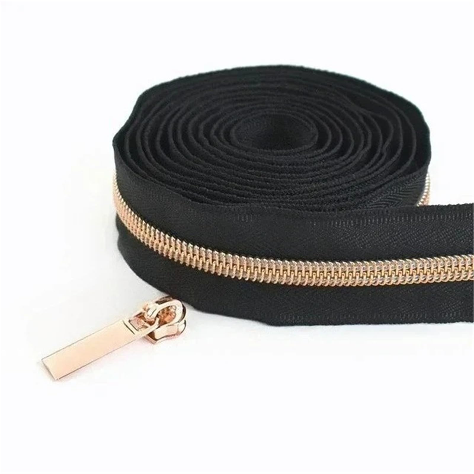 Two Way Zipper 2pc 2-10M 3# 5# Nylon Zippers Tape At Bag Backpack Zipper Slider Coat Jacket Zips Pulls Repair Kits DIY Sewing Accessories(Yellow,5Meters,No5)
