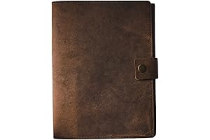 Refillable Leather Journal: Premium A5 Men's Journal with Lined Paper