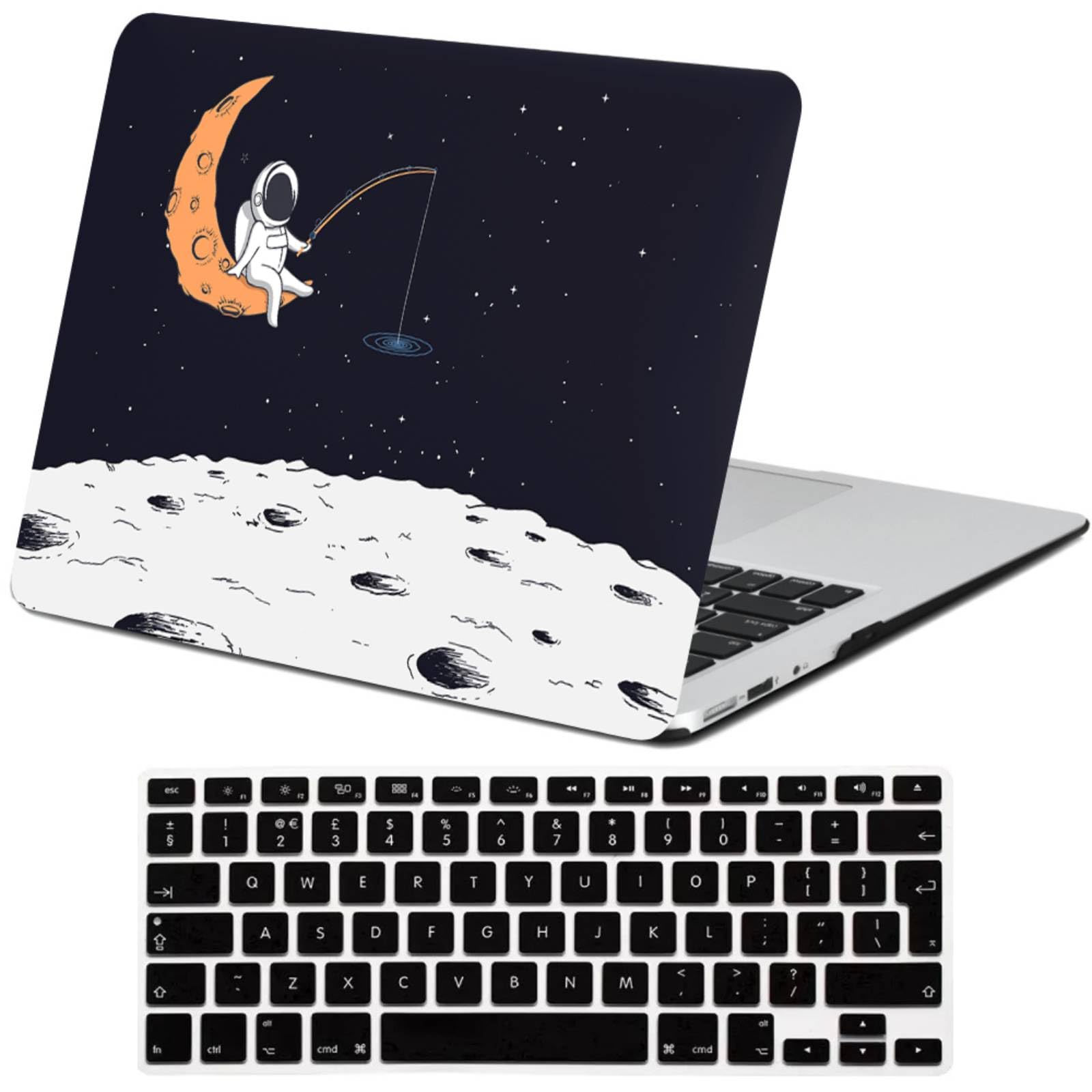 Funda MacBook Pro 13 2012-2015 A1502 Carcasa Rígida Astronauta Espacial con Cubierta de Teclado 8
