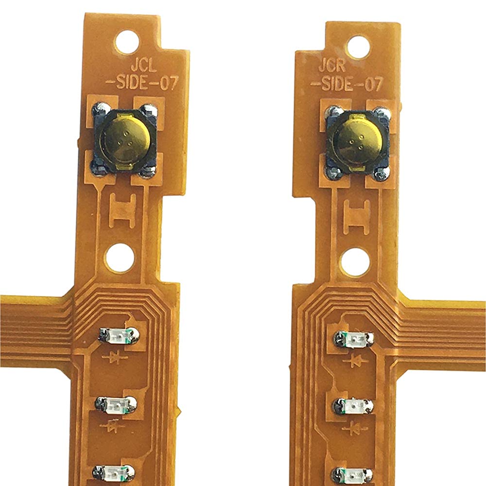 Rinbers Left Right Slide Rail Slider Bracket with Sensor Flex Cable Replacement with Repair Tool Kit for Nintendo Switch NS 2017 Joy-Con Controller Slide Bar (NOT for Console) : Video Games