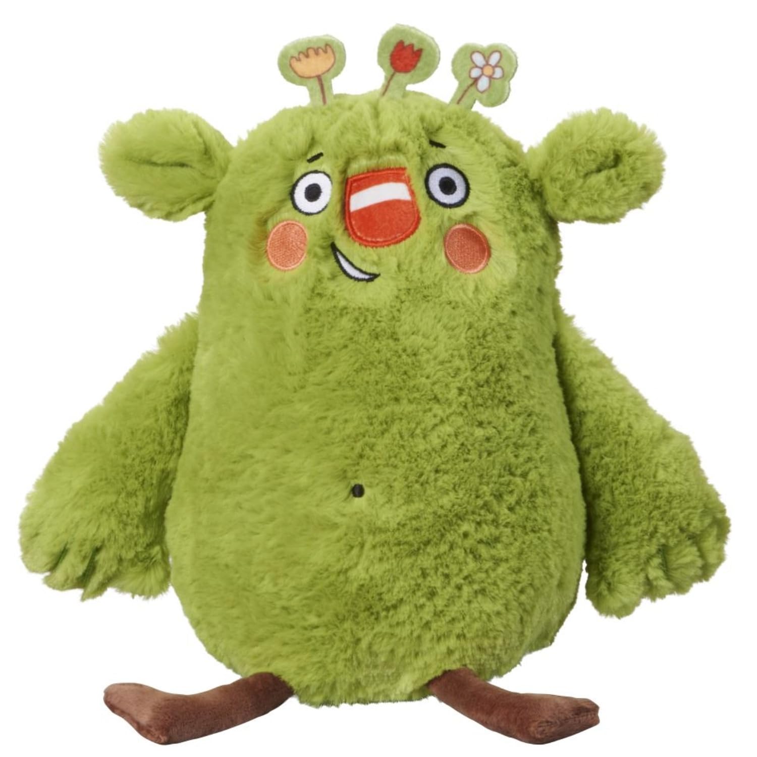 Bauer Spielwaren Das kleine WIR Offizielles Kuscheltier aus der Kinderbuchreihe mit kuscheligem grünen Fell, Stofftier 20 cm, grün (12266)