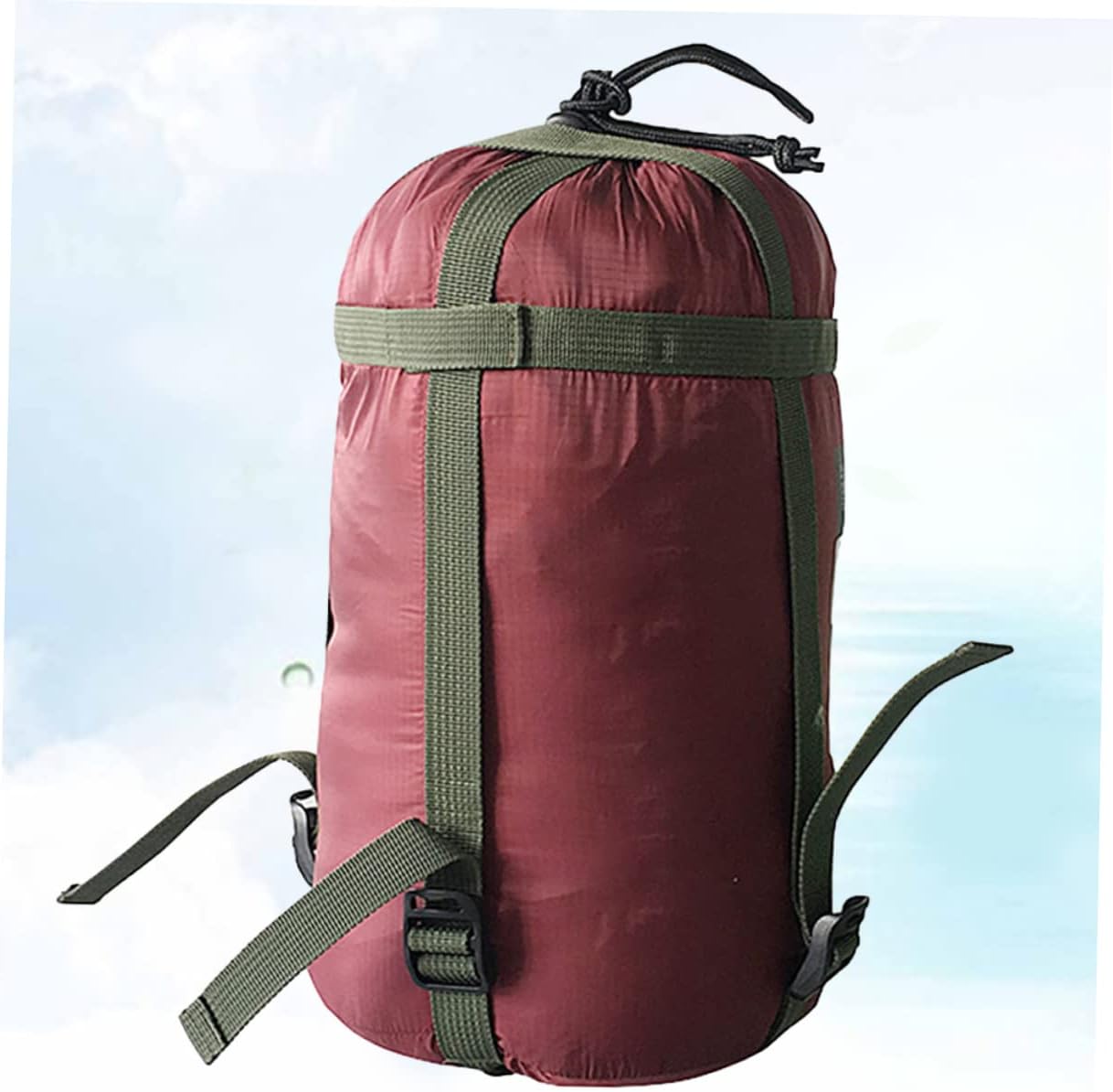Camping Sleeping Bag Compression Bag Quilt Storage Sack for Hiking Backpacking Nylon Compression Bag for Adults ()