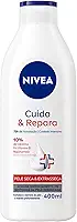 NIVEA Hidratante Corporal Cuida & Repara 400ml, Hidratação Profunda 72h, Acalma Pele Ressecada, Cuidado Intensivo, Pele Seca e Extrasseca