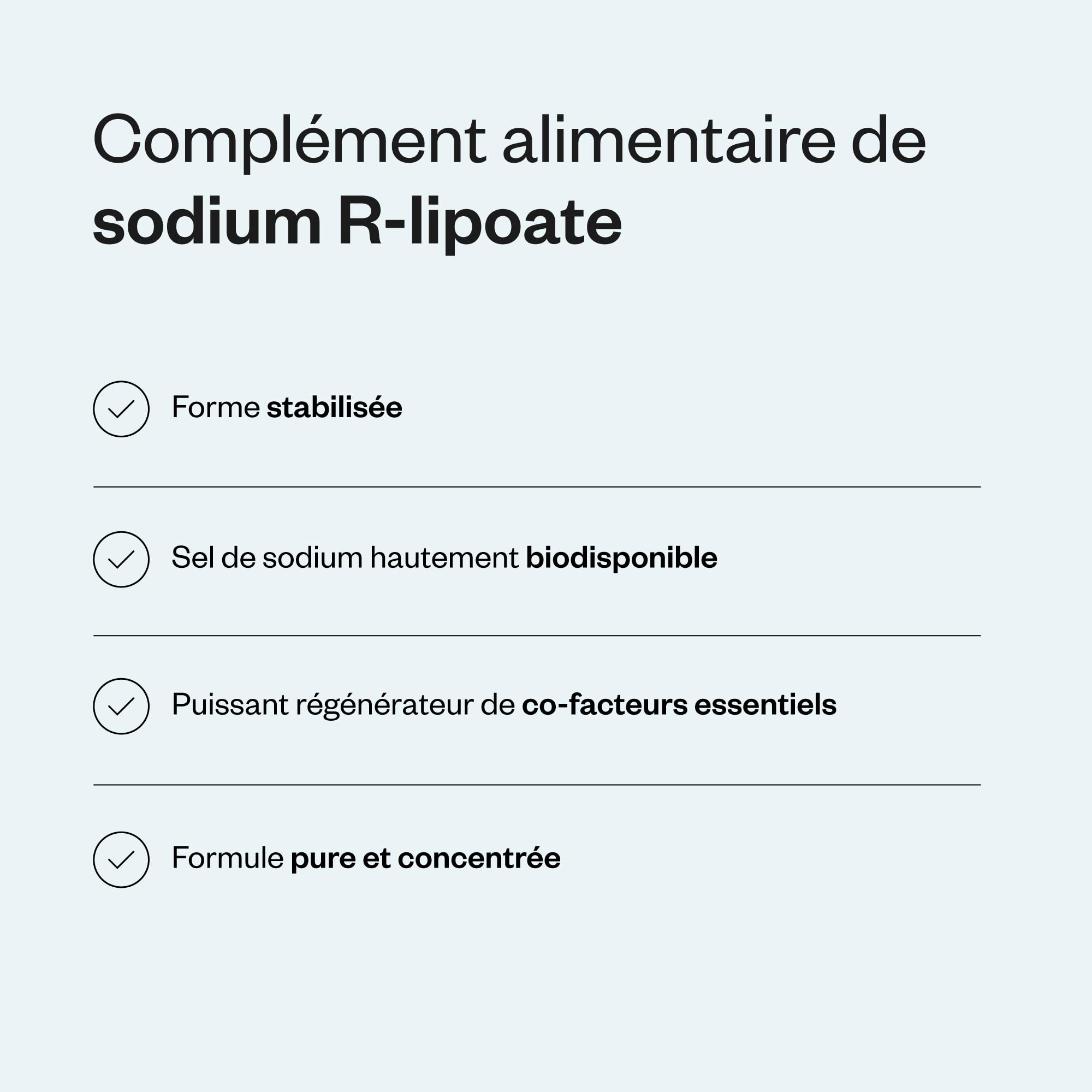 Supersmart - Sodium R-Lipoate (Sel de Sodium de l’Acide R-Alpha-Lipoïque) - Antioxydant | Sans OGM - 60 Capsules Végétariennes