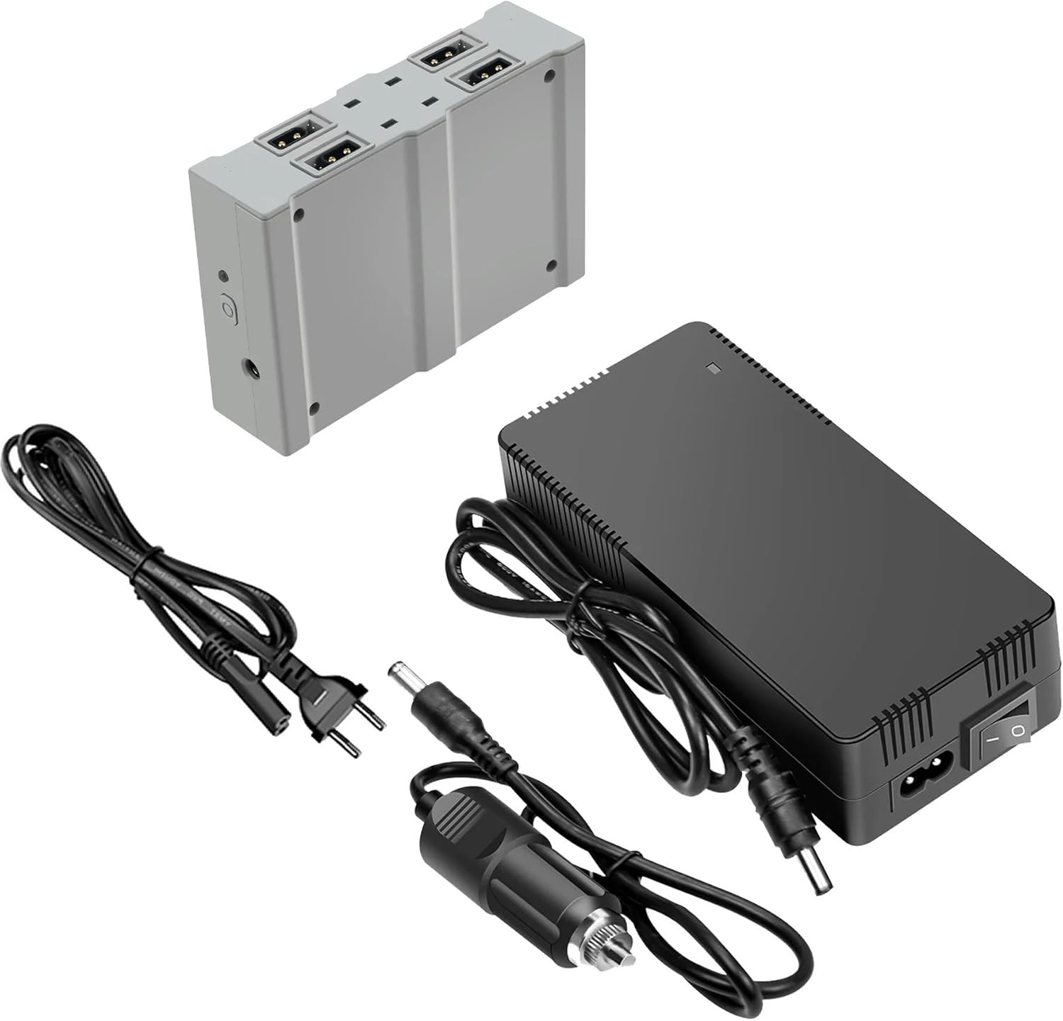 YX-809用Avata Charge DC Car用DJI用ハブ用バッテリー充電用4 in 1(EU Plug)