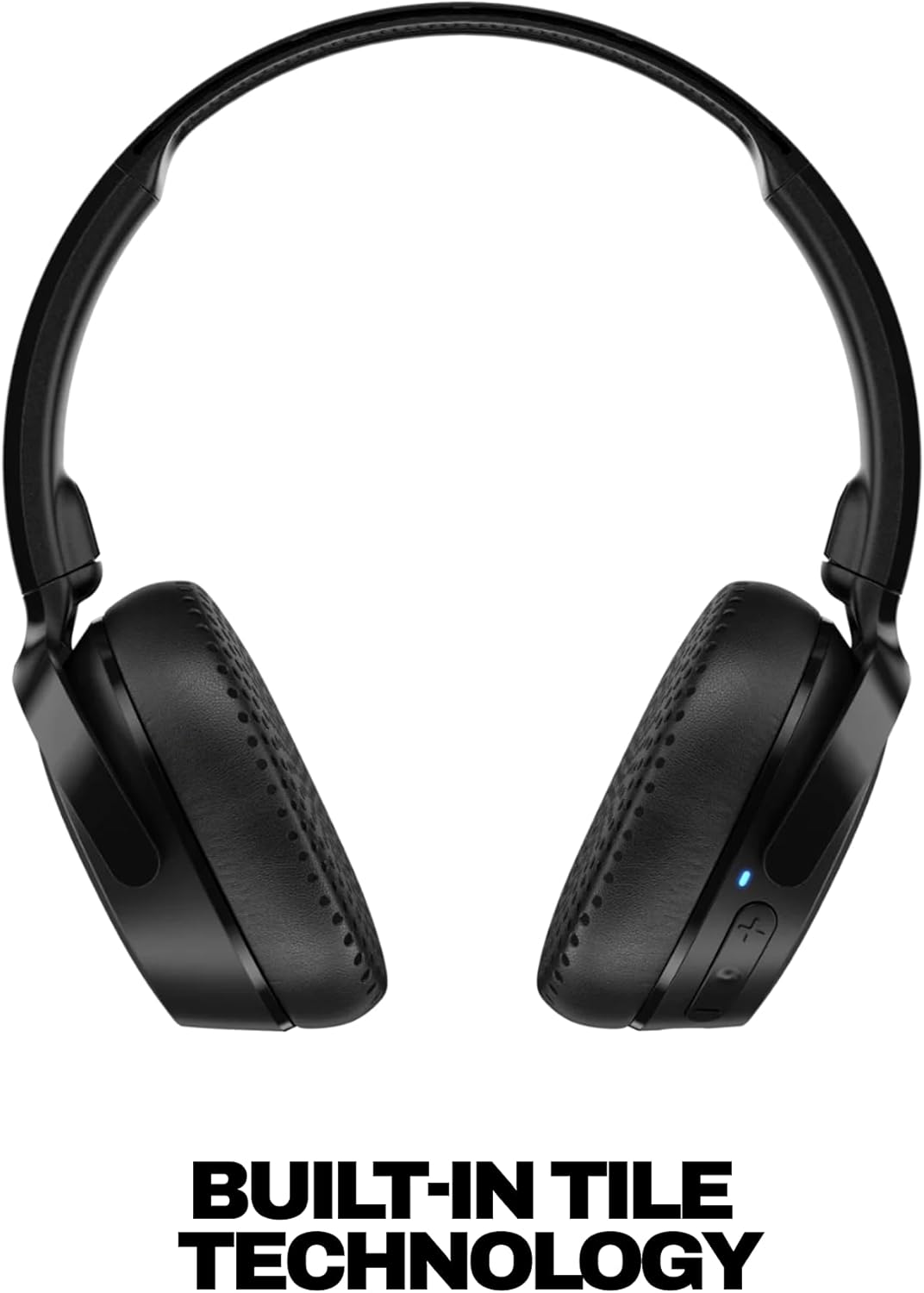 Skullcandy Riff Wireless 2 On-Ear Bluetooth Headphones, Up to 34 Hrs Battery, Foldable Lightweight Design, Convenient for Travel with Included 3.5mm AUX Cable, Microphone for iPhone Android - Black - Image 6