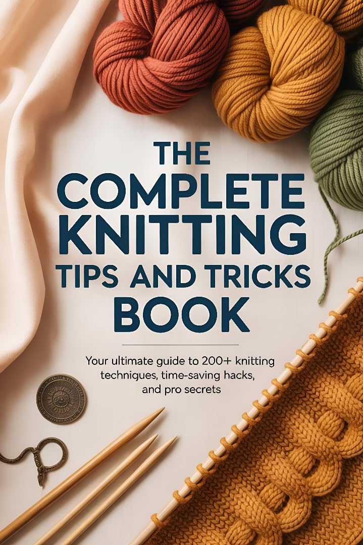 The Complete Knitting Tips and Tricks Book: Your Ultimate Guide to 200+ Knitting Techniques, Time-Saving Hacks, and Pro Secrets