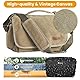 TARION Kameratasche Spiegelreflex Kamera Schultertasche SLR DSLR Kamera Foto Tasche Umhängetasche Fototasche für Spiegelreflexkameras(Gelb)