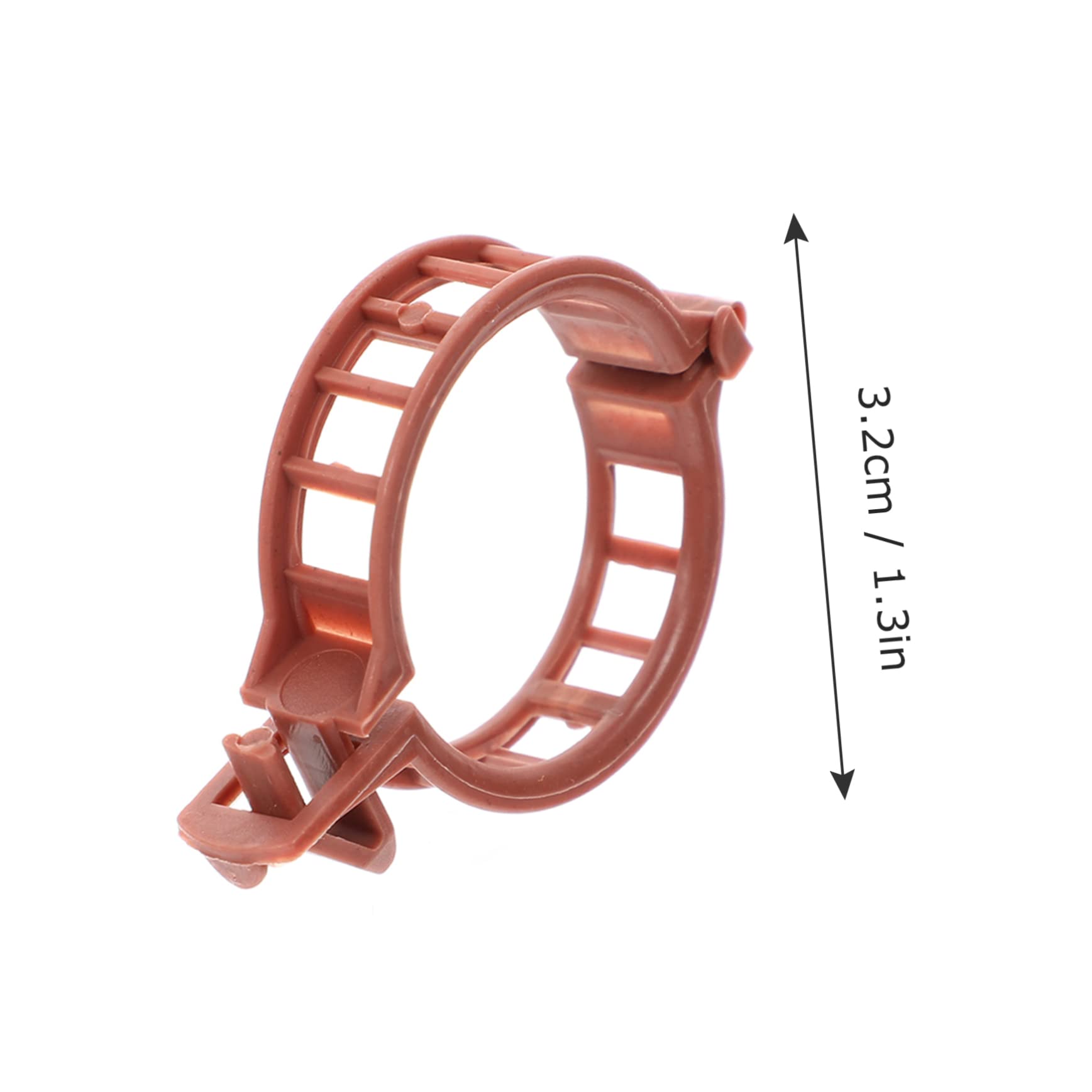 Abaodam 400 Stck. Pflanzenclips Clip-Spalier Pflanze aufrechter Clip Halteclips für Gewächshäuser Anlage pflanzclipse Plant Clips Befestigungsclips für Tomatenreben Veredelungsclip Plastik