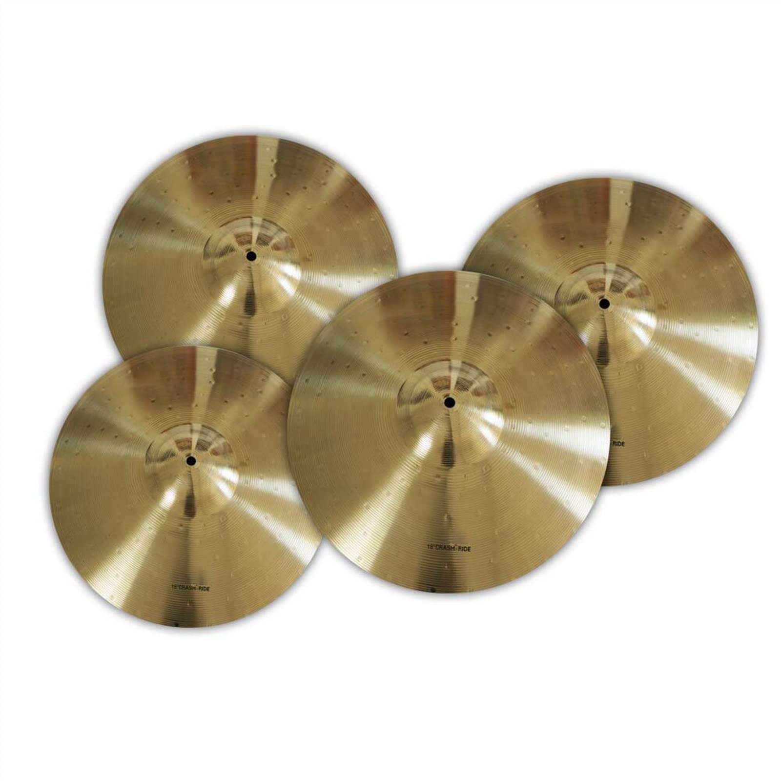 platillos Platillo 14'hihat+16'Crash+20'Ride para Baterista Platillo Hecho A Mano