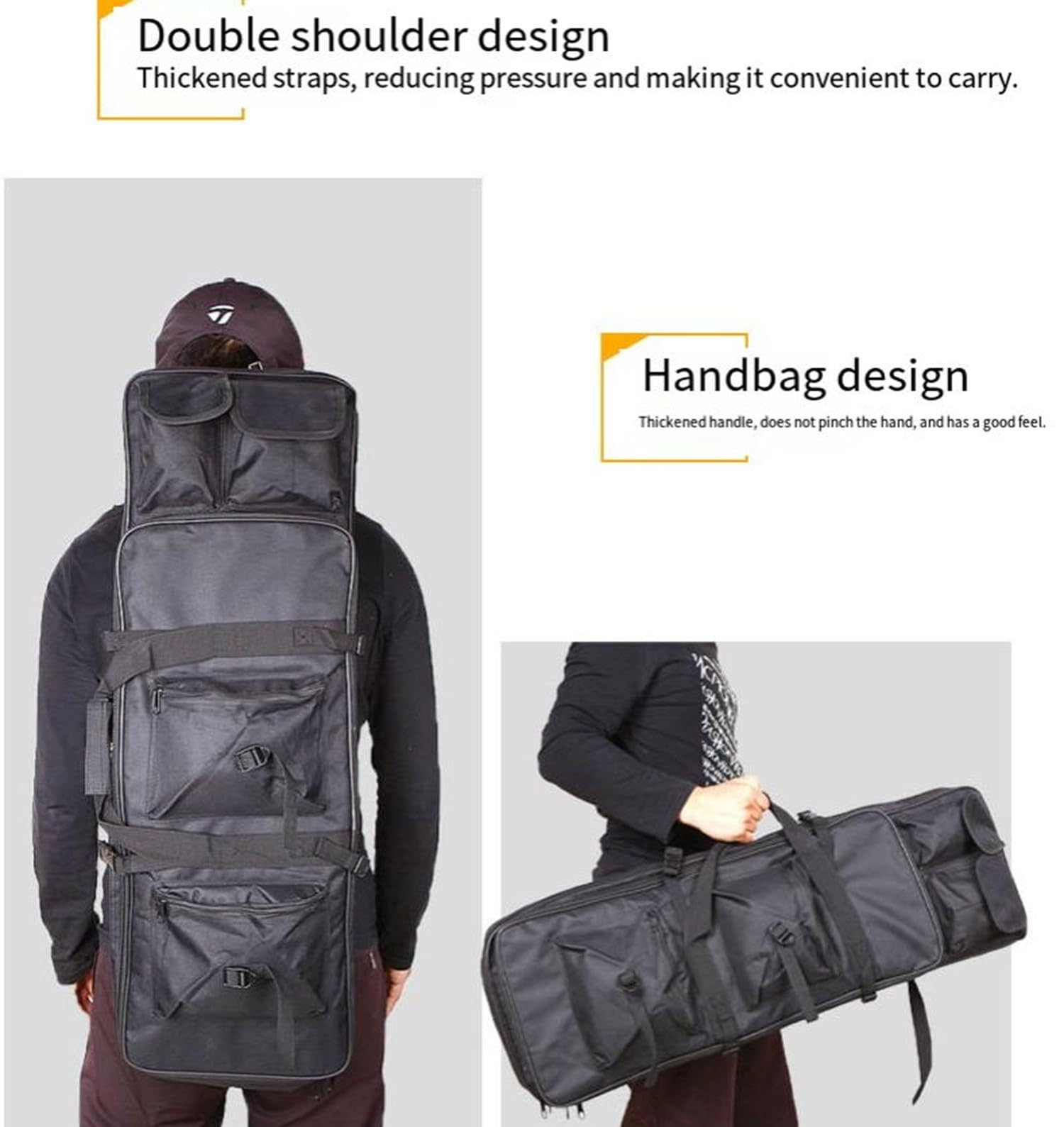 Bolsa para Rifle, Funda para Armas Largas, Airsoft Funda Escopeta Porta Caza Almacenar O Transportar Rifles 600D Tela Oxford Impermeable Bolsa Táctica De Escopeta C,118cm