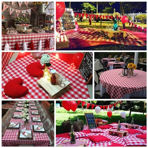 Waterproof-Checkered-Tablecloth-Fabric-Rectangle-58x84-Inch-Classic-Gingham-Buffalo-Plaid-Table-Cloth-for-IndoorOutdoor-Use-Washable-Table-Cover-for-Kitchen-BBQs-and-Parties