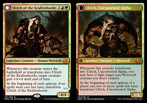 Magic The Gathering - Ulrich of The Krallenhorde // Ulrich, Uncontested Alpha (191/205) - Eldritch Moon