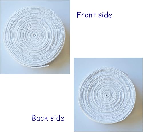 Miniatura 2 de Losita Cinta de sarga de algodón de 10 yardas con patrón de espiga de tela suave, cinta al bies para costura, envoltura de regalos, suministros de