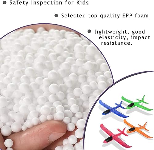 Miniatura 4 de Aviones de espuma para niños pequeños de 3 modos de vuelo de 13.5 pulgadas, juguete de avión de acrobacias de espuma para niños de más de 3 años,