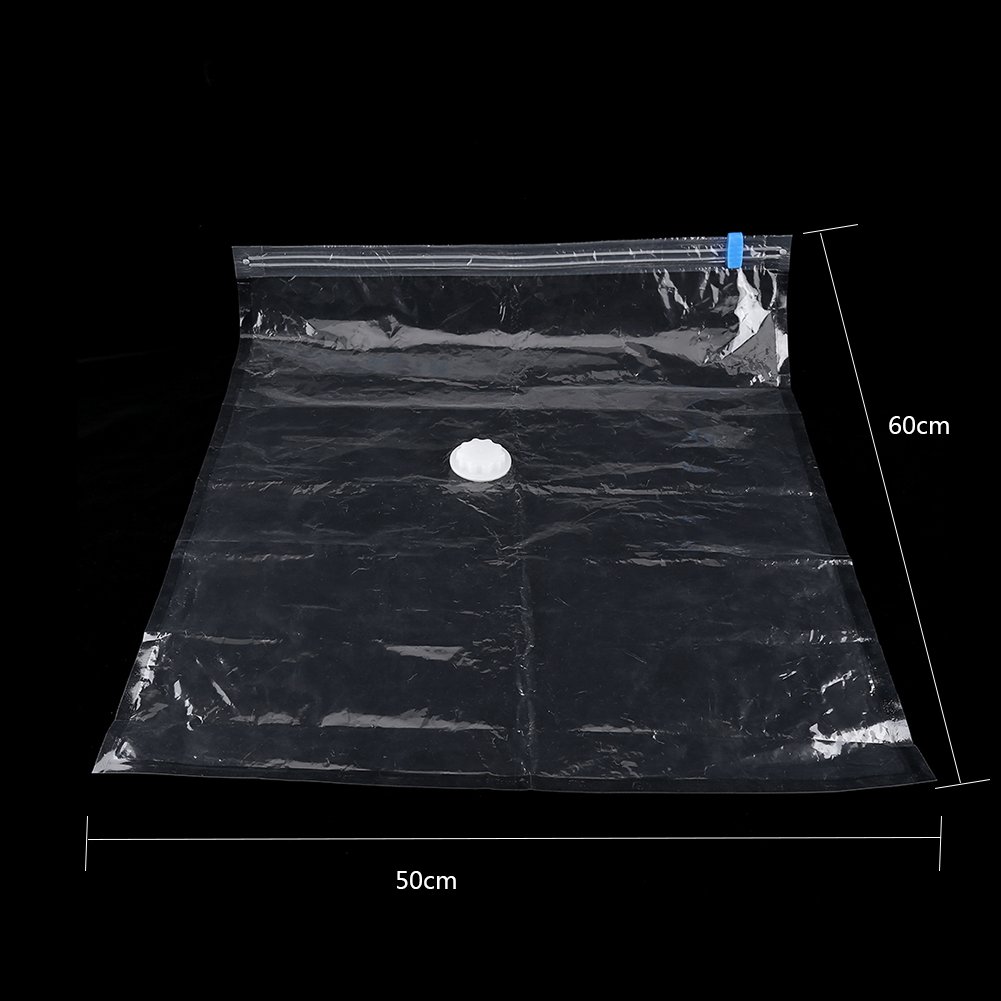 5 Pack Space Saver Bags Vacuum Storage Bags, Small Compression Zipper - Image 2