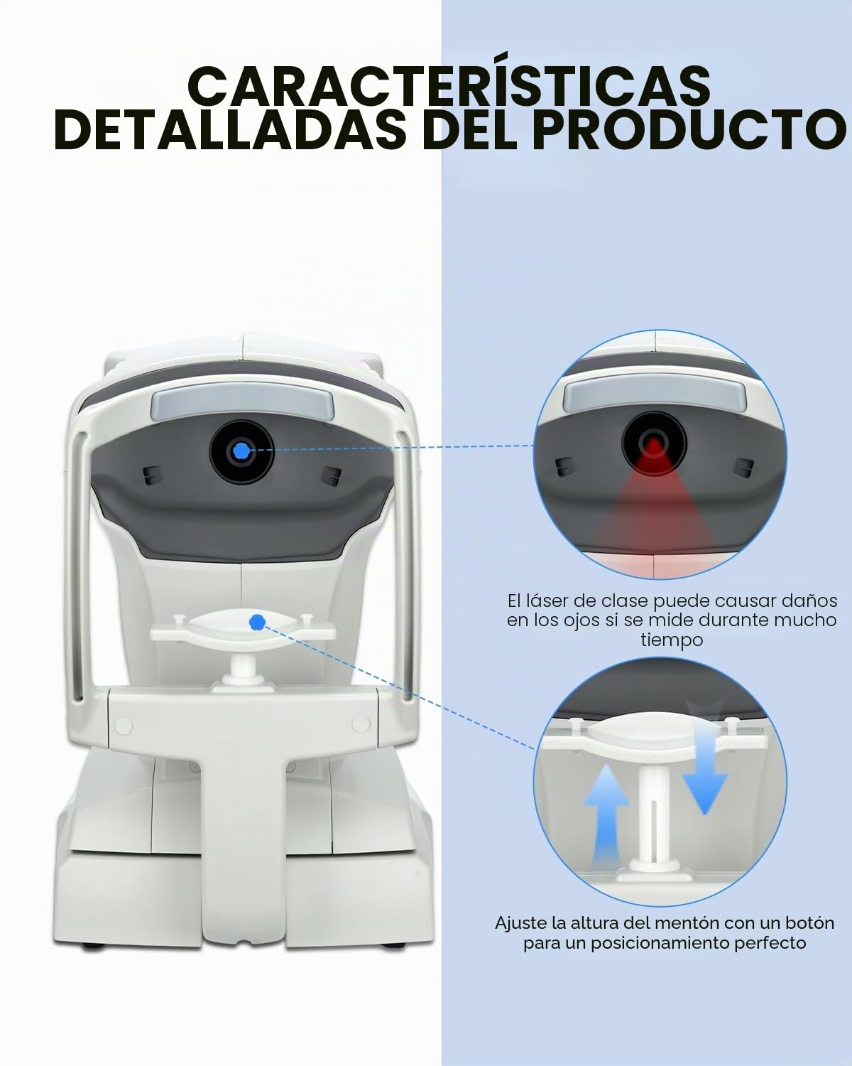 Medición automática del refractómetro El poder de la curvatura de la córnea Refractómetro automático con queratometro Óptico Op tometry Machine Autorefractor RK-800