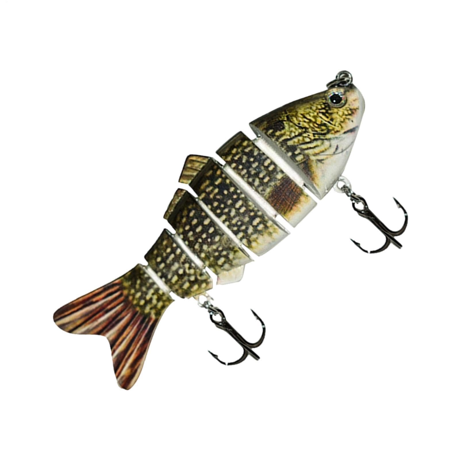Señuelos de,De 6 Segmentos con Forma de - Señuelos Rígidos para Black Bass,para Amantes de Trucha y Bagre, en, Trolling, Lago, Río y Agua Dulce