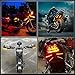 Nilight 2PCS 5 Inch LED Motorcycle Turn Signal Tail Light Strips Yellow Amber Beam Flexible Bend Adhesive Universal Fit Harley Motorcycles Dirt Bikes Snowmobile ATV