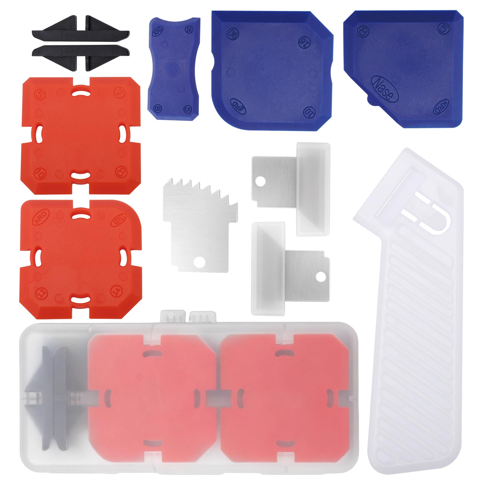 Caulking Tool Kit, Sealant Finishing Tool Smoother & Caulk Remover Tool