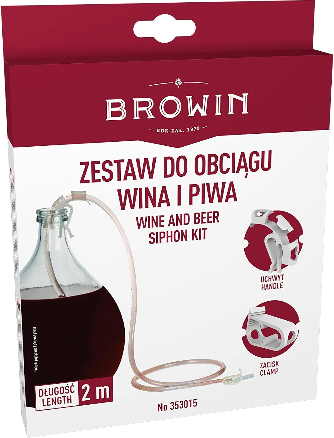 Browin for Wine, 2 m x 8 mm, Transparent