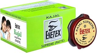 Eyetex Kajal Supreme Paste, negro, paquete de...