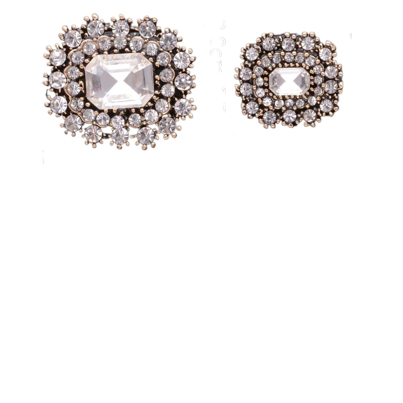 Künstliche Strass-Perlenknöpfe, 16 mm, 6 Stück