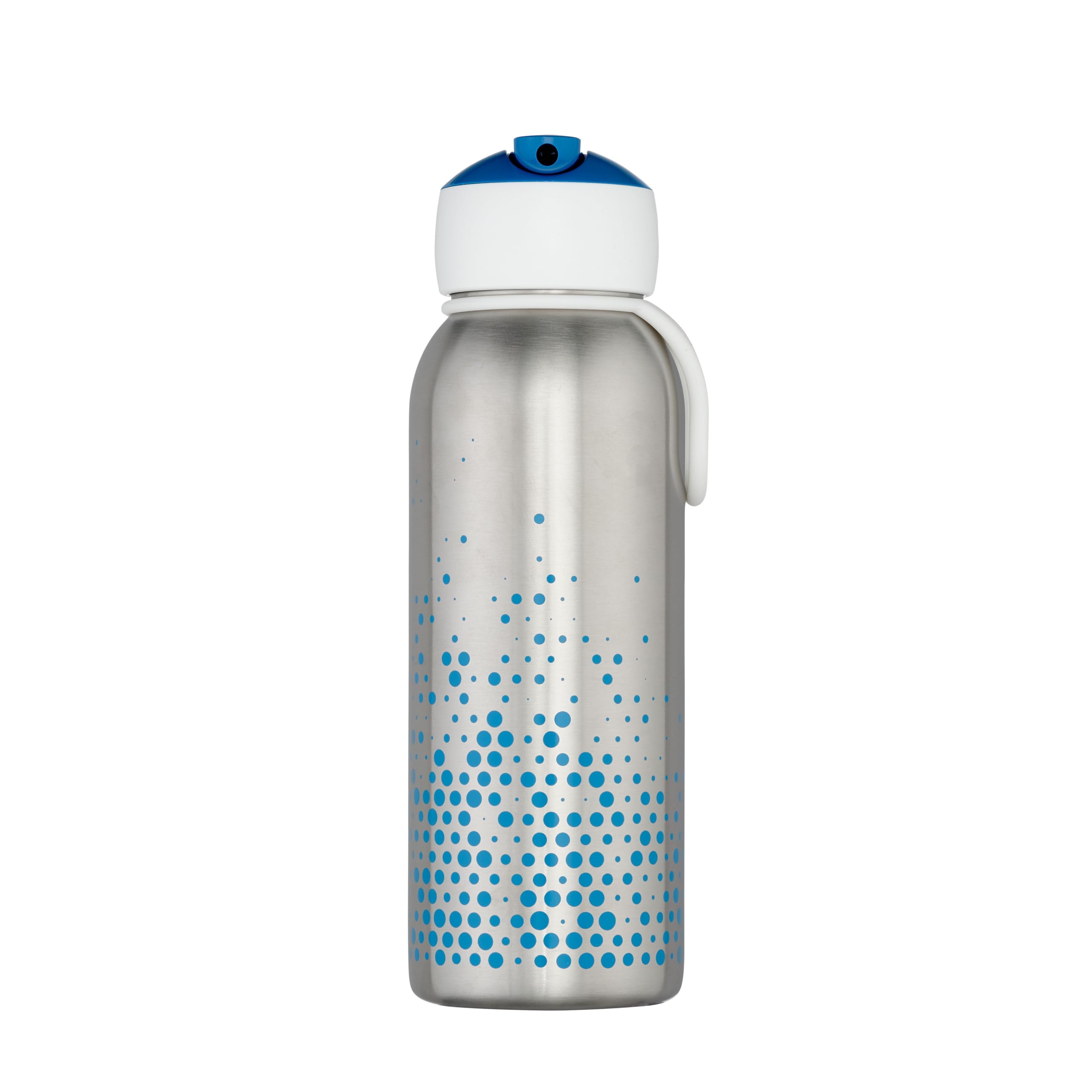 Mepal - Bouteille Isotherme Flip-up Campus - Gourde Thermos pour Enfants - Bouteille en Acier Inoxydable - 4 Heures Chaudes et 12 Heures Froides - Sans BPA - 350 ml - Blue