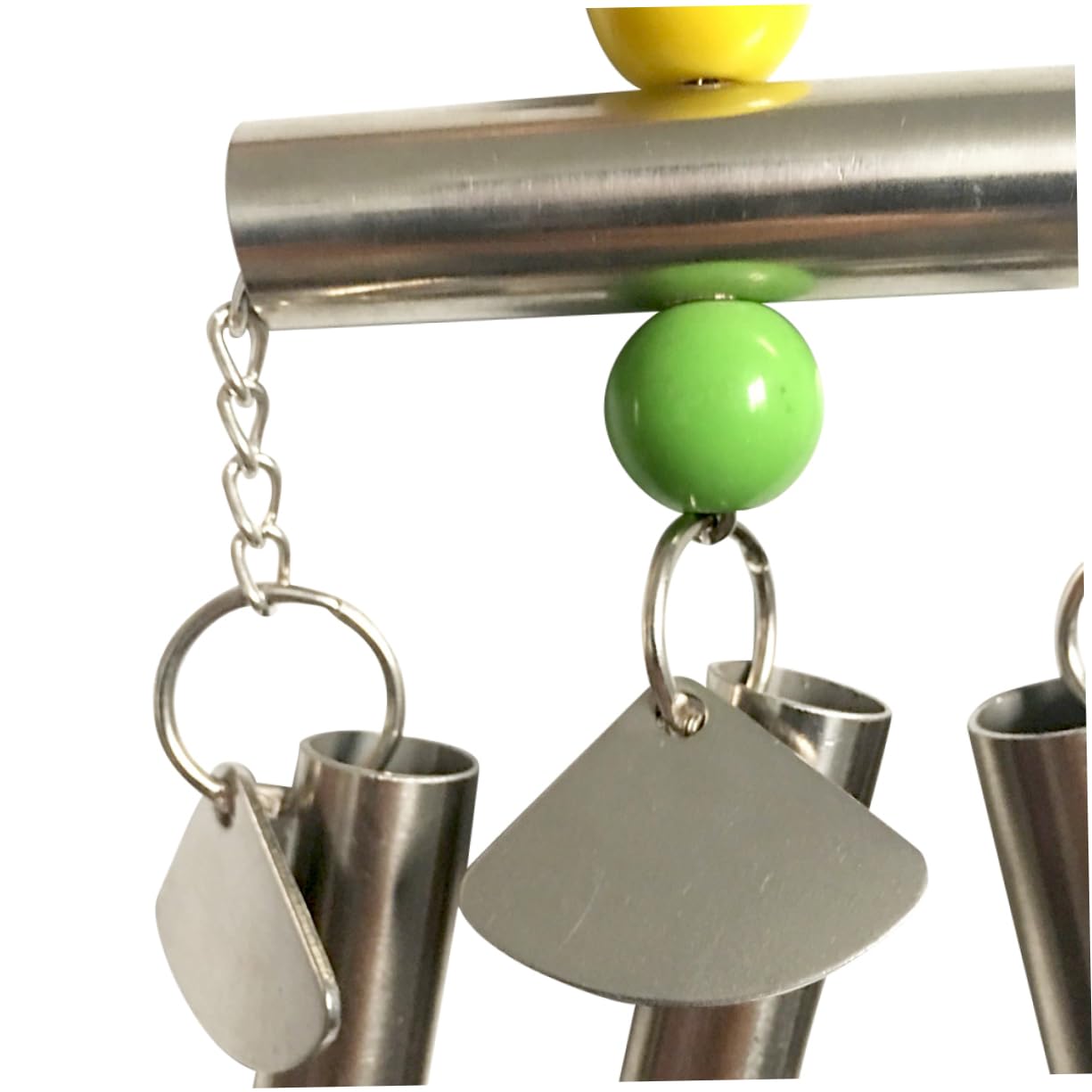 FRCOLOR 3stücke Vogelspielzeug Mit Glocke Für Mittelgroße Und Große Papageien Und Eichhörnchen Zufällig Gefärbten Perlen Für Käfigspiele