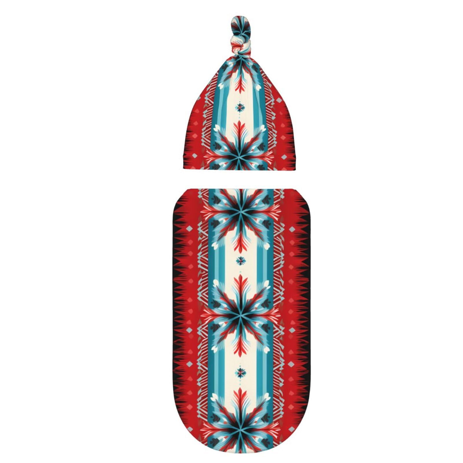 3D płatki śniegu koc i czapka zestaw dla noworodków, przytulny szal dla niemowląt, malucha, komfort, 29 x 53 cm