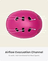 Vista 4 de OutdoorMaster - Casco de patineta y ciclismo, dos forros extraíbles, ventilación, para varios deportes, scooter, patinaje en línea, patinaje