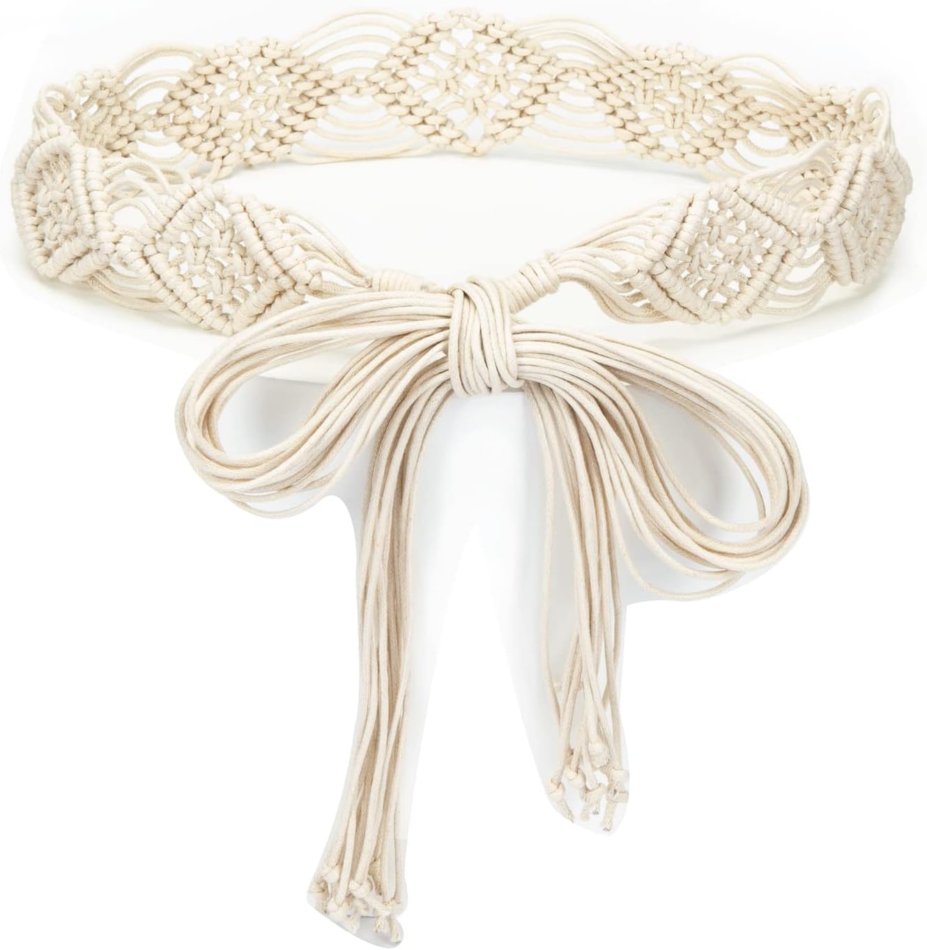 Women's Bohemian Style Rope Braid Waist Belt U33