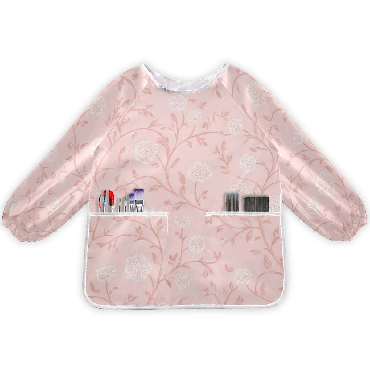 Bolaz Painting Smock Vintage Pink Floral