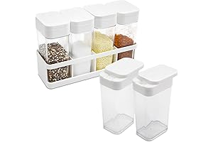 4-in-1 Travel Seasoning Shaker Set for Convenient Culinary Adventures