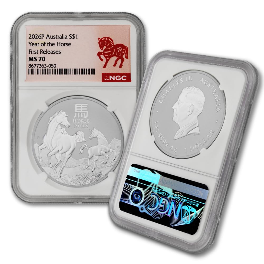 2024年～2026年パンダ銀貨NGC70 初期リリース英語バージョン 130354-115-