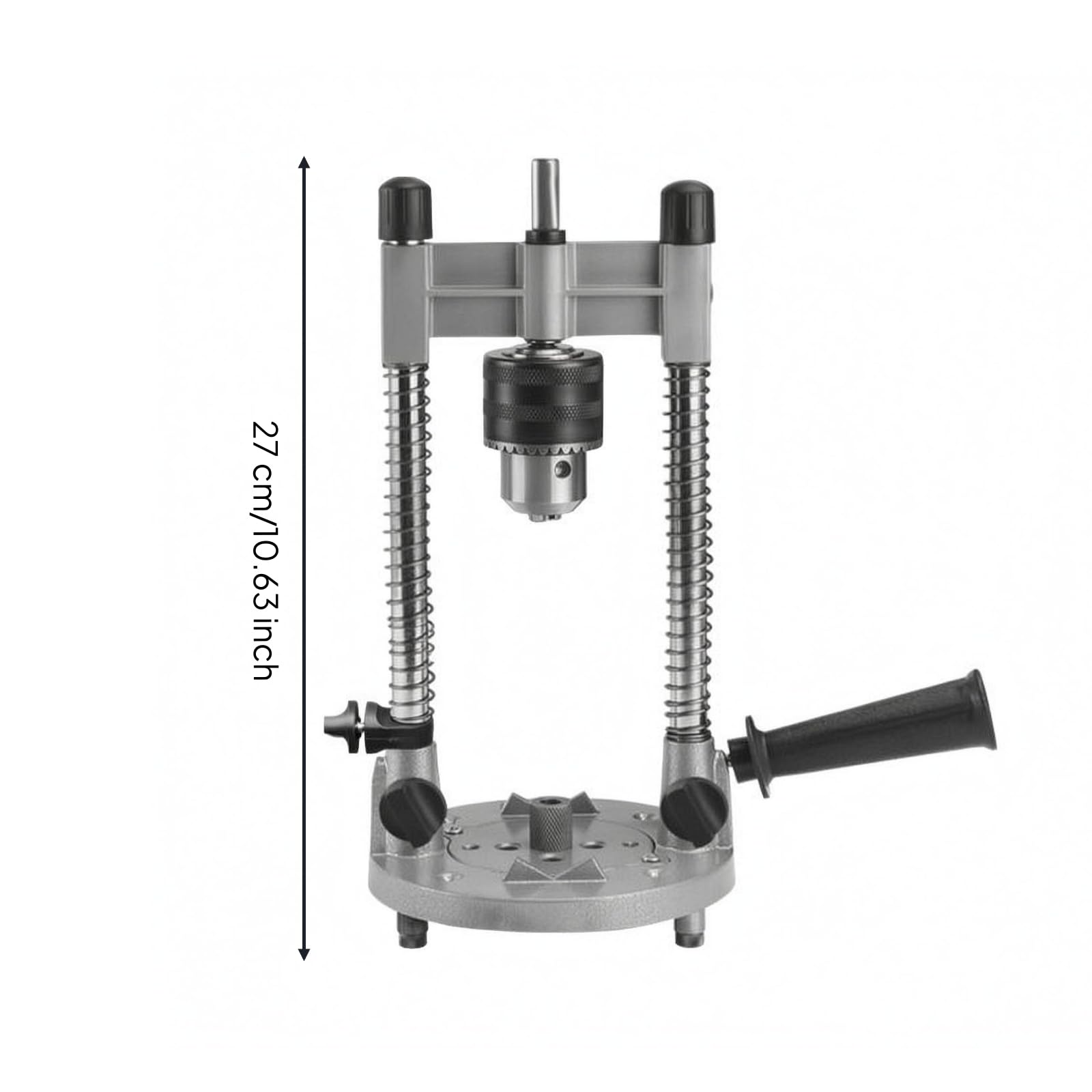 Guida Foratura Verticale 90 Gradi Supporto Trapano a Colonna Metallico Strumento Bricolage per Falegnami , Versione Aggiornata